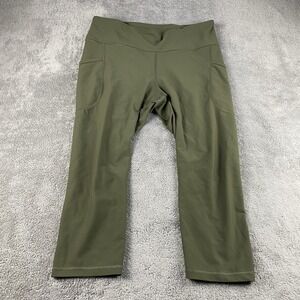 Old Navy‎ Active Powersoft High Rise Go-Dry Leggings Women XL Green